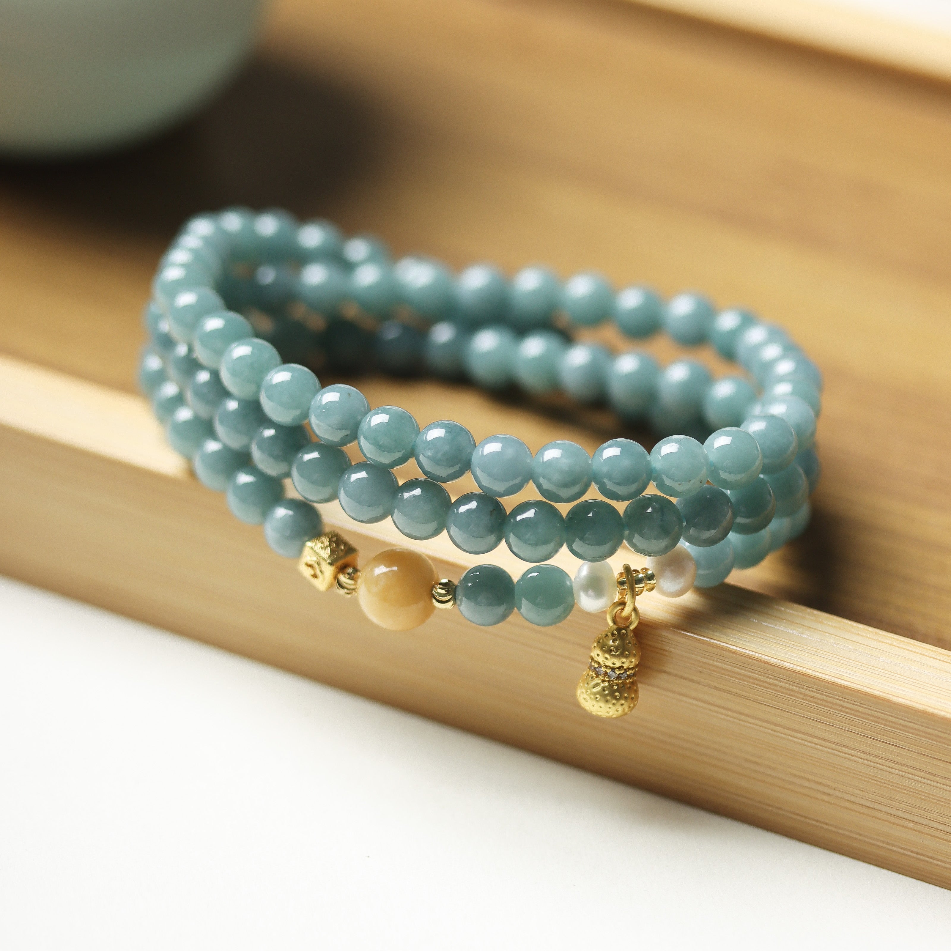 Gemstone Malas - Feather Peace