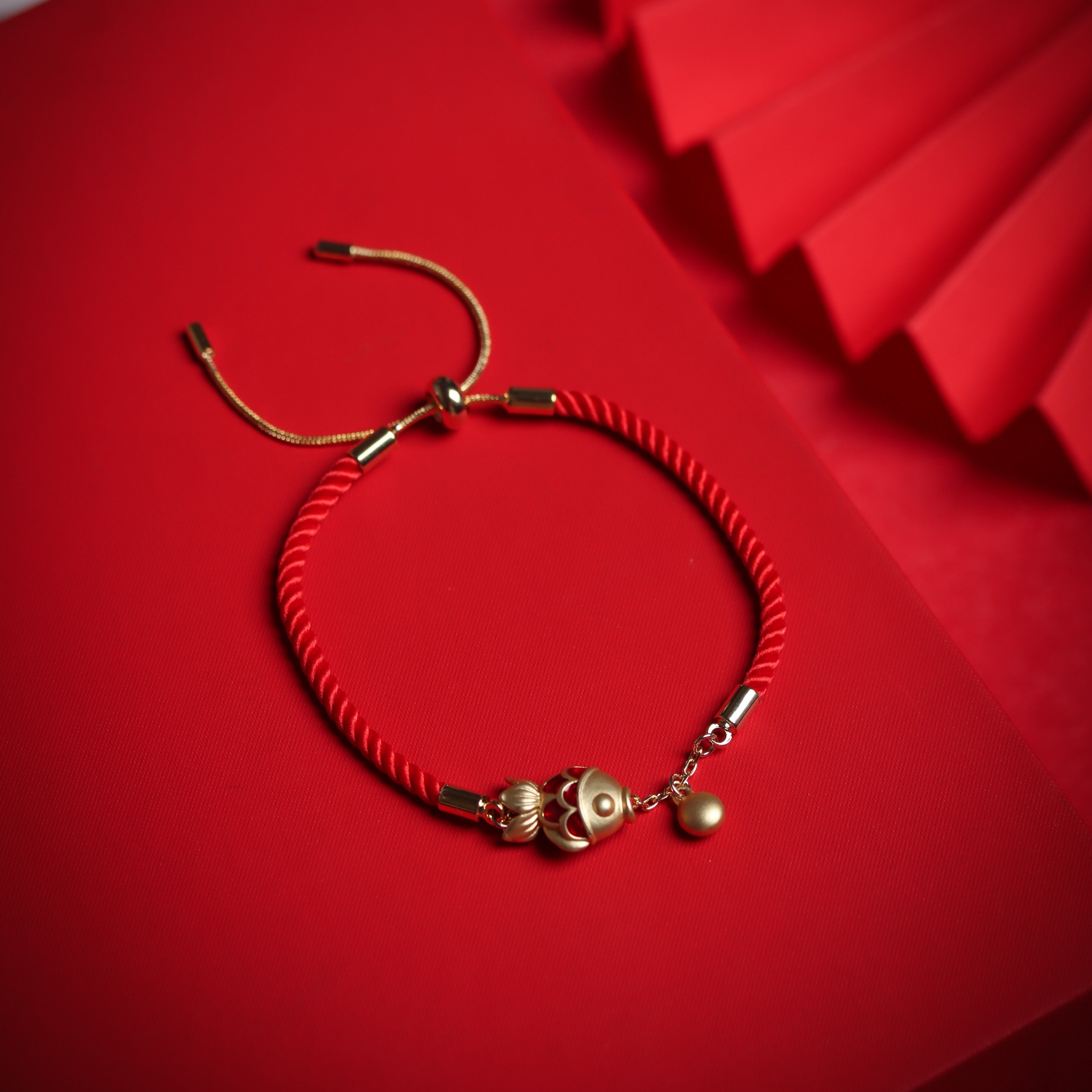 Red String Bracelets - Feather Peace