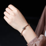 Adjustable Agate and Handwoven Rope Bracelet - Bracelet - Feather Peace