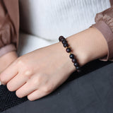 Agarwood Bead Peace and Safety Bracelet - Bracelet - Feather Peace