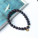 Agarwood Bead Peace and Safety Bracelet - Bracelet - Feather Peace