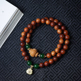 Aged Cliffside Cypress Mala - Mala Bead - Feather Peace