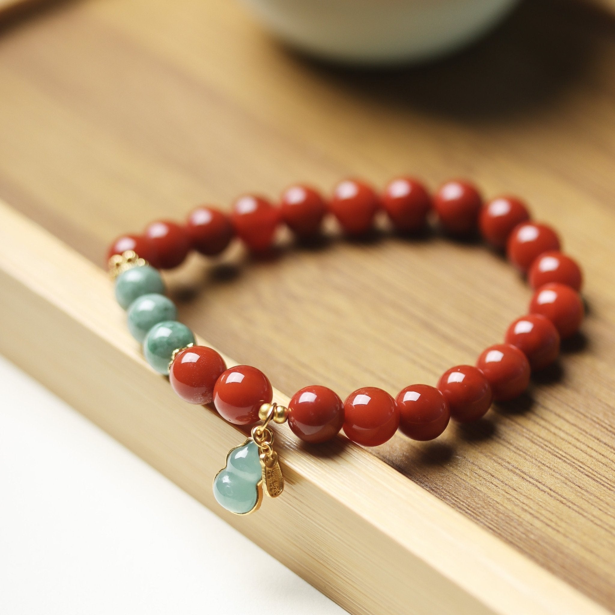 Blessing and Abundance Red Agate Bracelet - Bracelet - Feather Peace