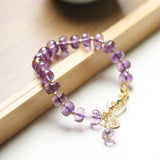 Delicate Amethyst Bracelet - Bracelet - Feather Peace