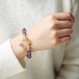 Delicate Amethyst Bracelet - Bracelet - Feather Peace