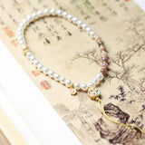 Delicate Shell Pearl Mala Bead - Bracelet - Feather Peace