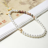 Delicate Shell Pearl Mala Bead - Bracelet - Feather Peace