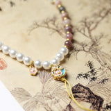 Delicate Shell Pearl Mala Bead - Bracelet - Feather Peace