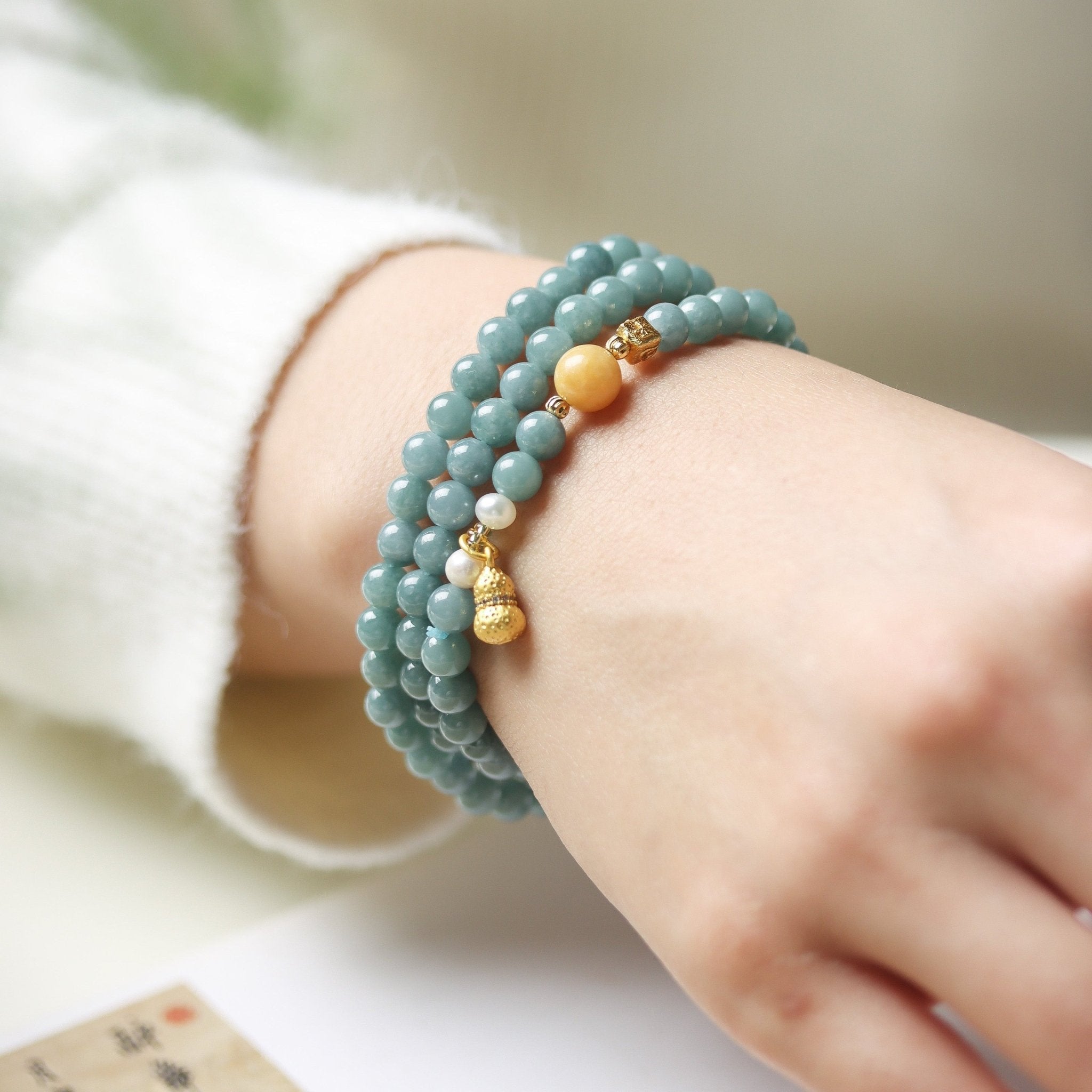 Dream Invocation Mala - Mala Bead - Feather Peace