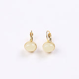 Hetian Jade Hoop Dangle Earrings - Earrings - Feather Peace