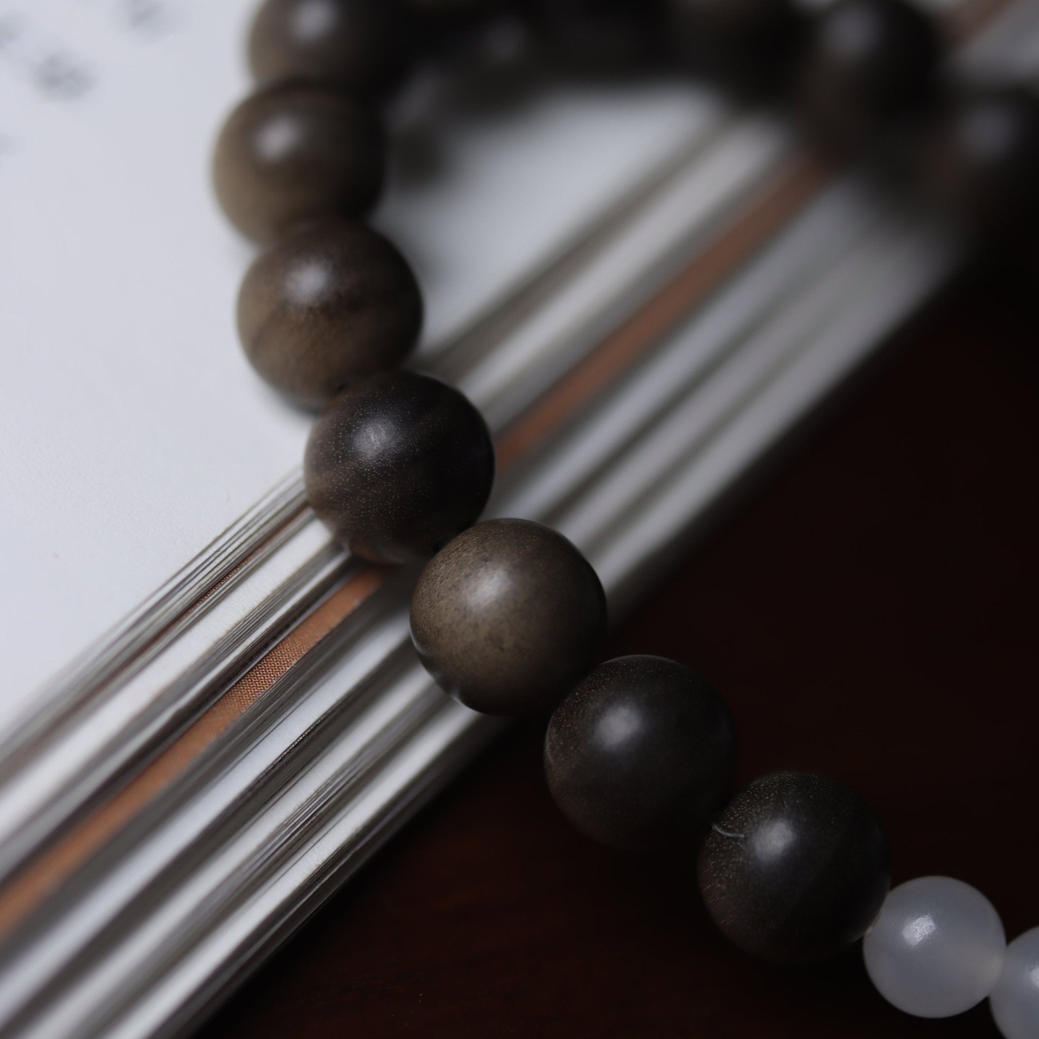 Jade and Sandalwood Harmony Bracelet - Bracelet - Feather Peace