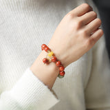 Journey of Return Agate and Jade Bracelet - Bracelet - Feather Peace