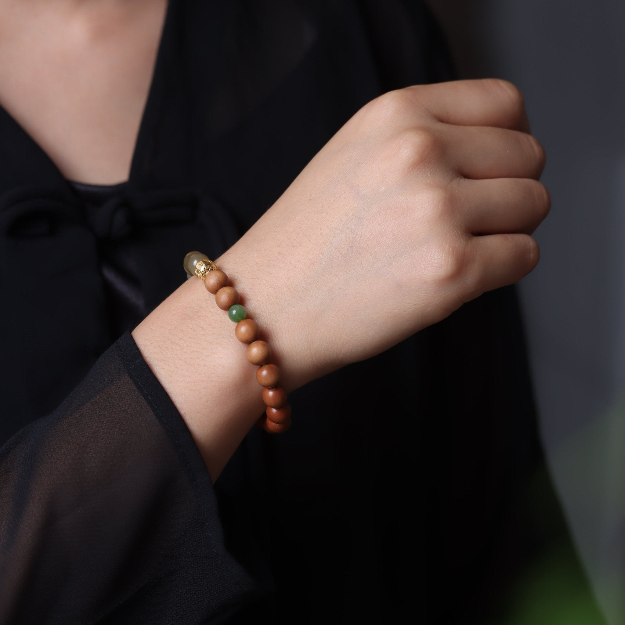 Light Tone Beaded Bracelet - Bracelet - Feather Peace