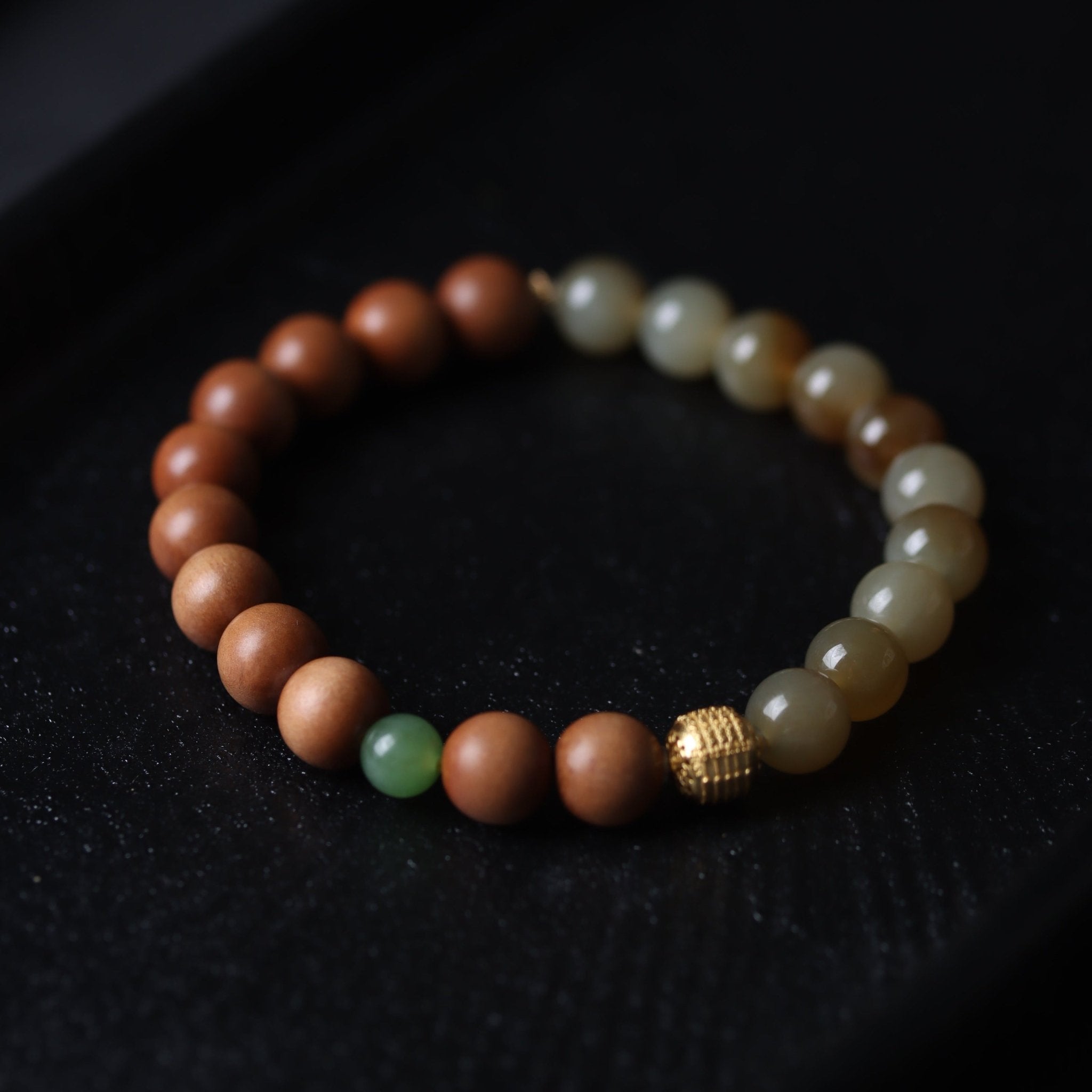 Light Tone Beaded Bracelet - Bracelet - Feather Peace