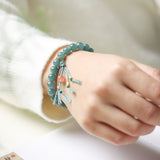 Misty Embrace Jadeit Bracelet - Bracelet - Feather Peace