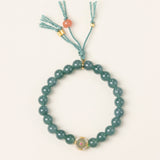 Misty Embrace Jadeit Bracelet - Bracelet - Feather Peace