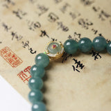 Misty Embrace Jadeit Bracelet - Bracelet - Feather Peace