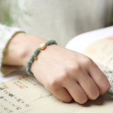 Ocean Spirit Gourd Jade Bracelet - Bracelet - Feather Peace