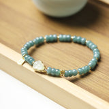 Ocean Spirit Gourd Jade Bracelet - Bracelet - Feather Peace