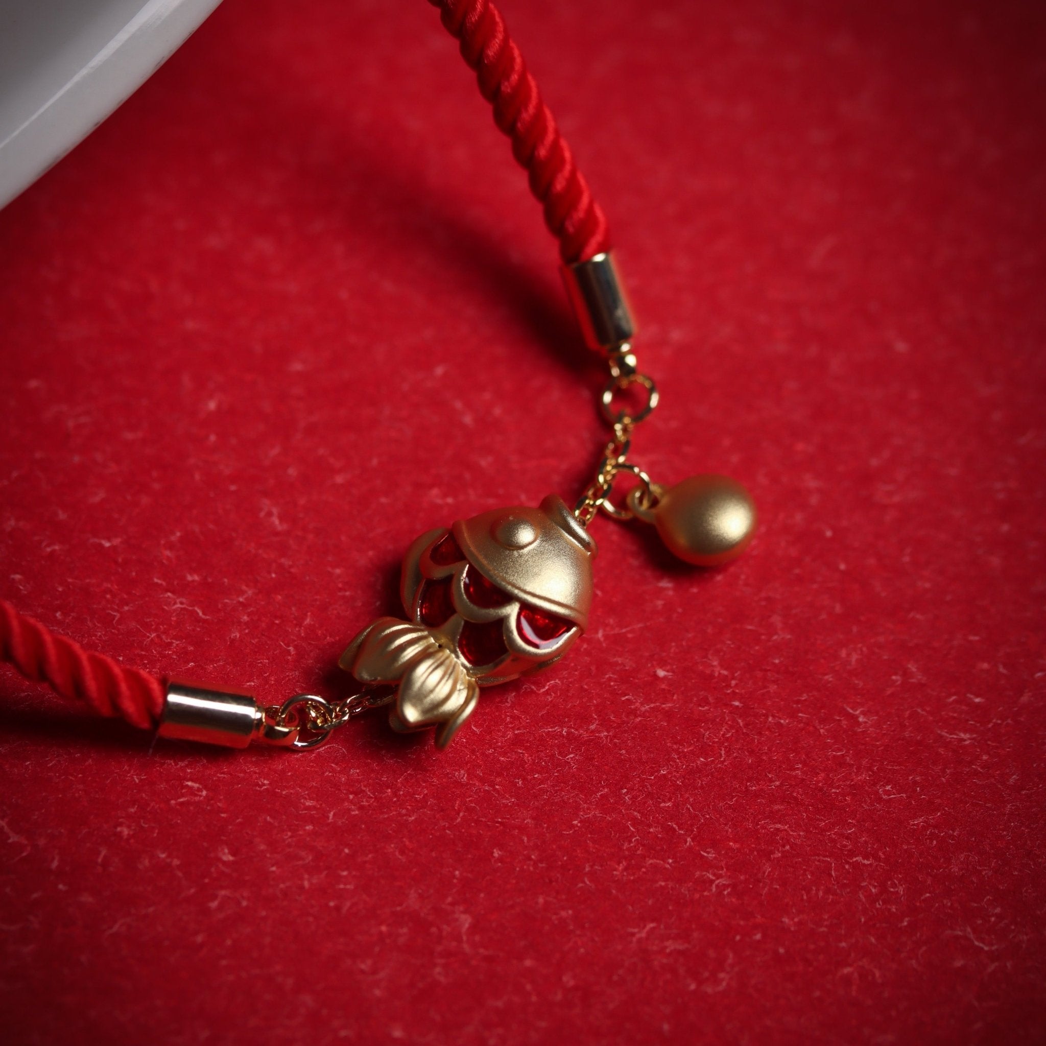 Red String Koi Fish Bracelet - Bracelet - Feather Peace