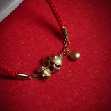 Red String Koi Fish Bracelet - Bracelet - Feather Peace