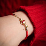 Red String Koi Fish Bracelet - Bracelet - Feather Peace