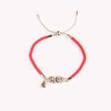 Red String Pixiu Bracelet - Bracelet - Feather Peace