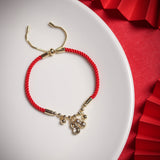 Red String Pixiu Bracelet - Bracelet - Feather Peace
