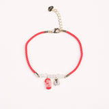Red String Rose Quartz Bracelet - Bracelet - Feather Peace