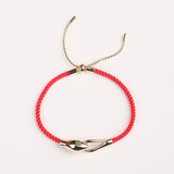 Red String Snake Head Bracelet - Bracelet - Feather Peace