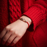 Red String Snake Head Bracelet - Bracelet - Feather Peace