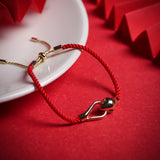 Red String Snake Head Bracelet - Bracelet - Feather Peace