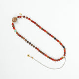 Root Amber and Southern Agate Beaded Necklace - Necklace - Feather Peace