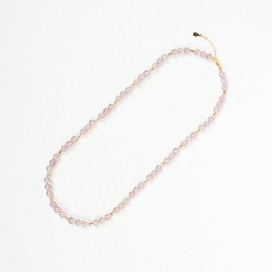 Strawberry Quartz Necklace - Necklace - Feather Peace