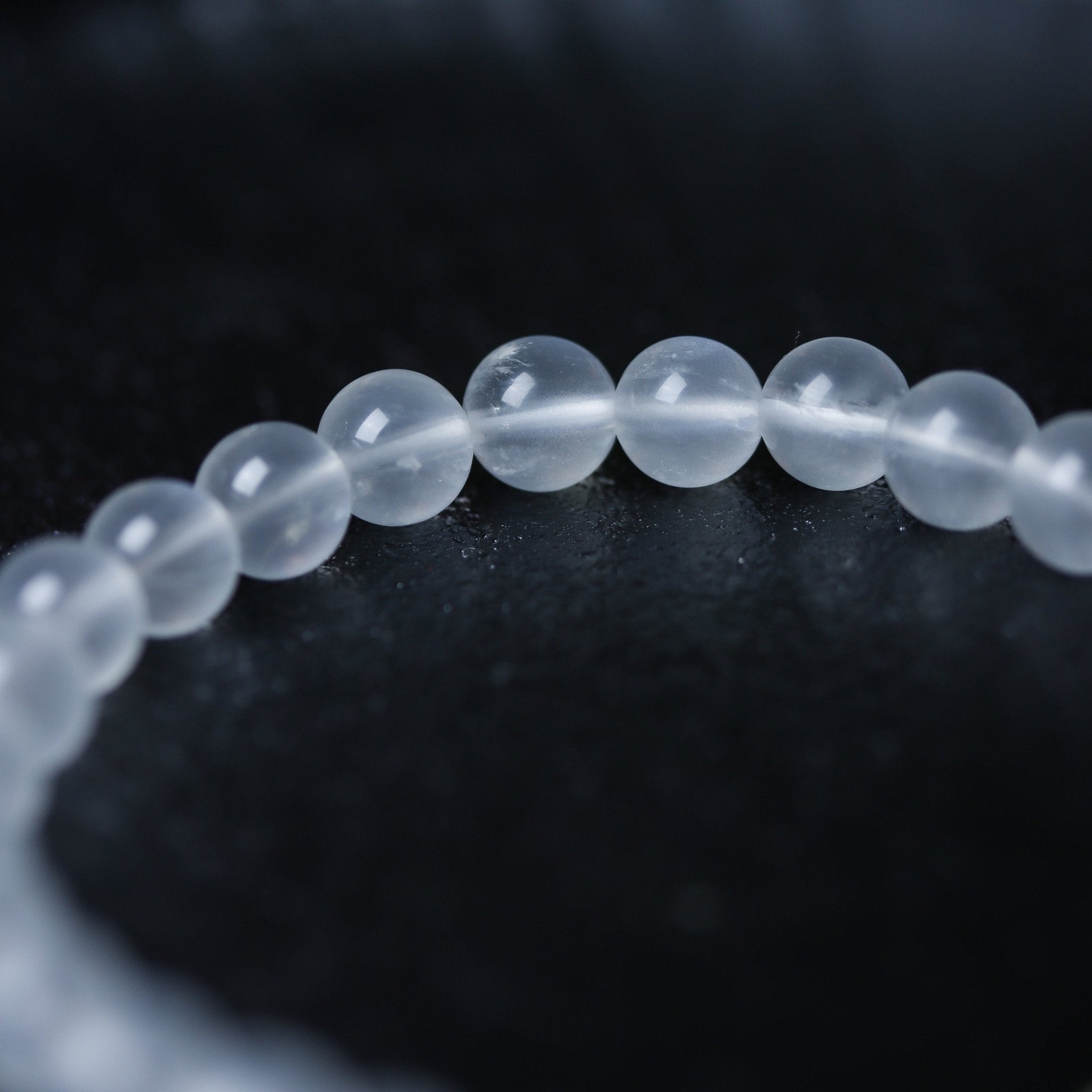 White Jadeite and Amber Bracelet - Bracelet - Feather Peace