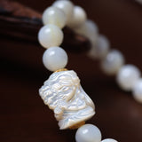White Mother of Pearl Shell Bead Bracelet - Bracelet - Feather Peace