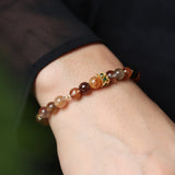 Colorful Rutilated Quartz Bracelet - Bracelet - Feather Peace