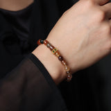 Colorful Rutilated Quartz Bracelet - Bracelet - Feather Peace