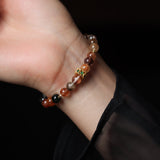 Colorful Rutilated Quartz Bracelet - Bracelet - Feather Peace