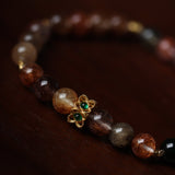 Colorful Rutilated Quartz Bracelet - Bracelet - Feather Peace