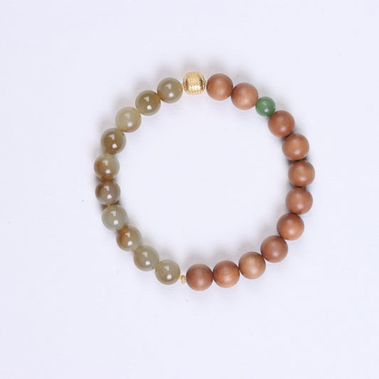 Light Tone Beaded Bracelet - Bracelet - Feather Peace
